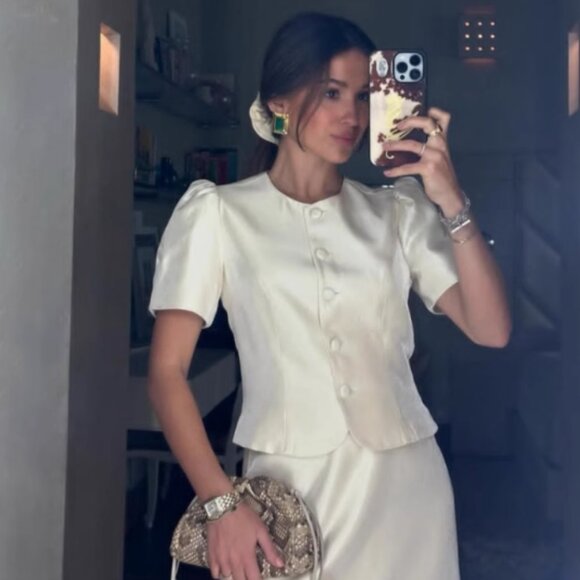 Reformation Mika Two Piece - Cream - Picture 2 of 8